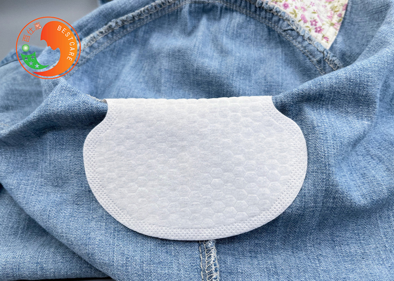 Comfortable Adhesive Underarm Sweat Pads Pure Cotton For Sensitive Skin