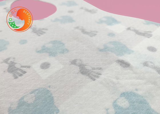 Eating Disposable Baby Bibs ECO Friendly Neck Adjustable Non Washable Bibs Disposable